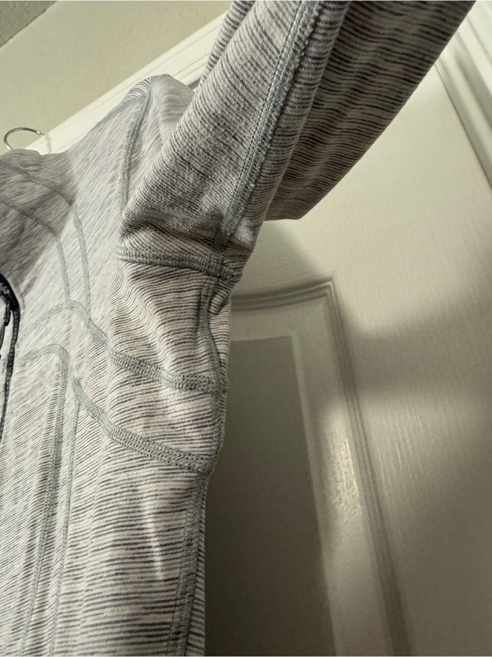 Lululemon Heathered Light Gray and White Define Jacket - Picture 12 of 16